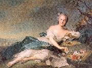 Jean Marc Nattier Henrietta of France as Flora oil on canvas